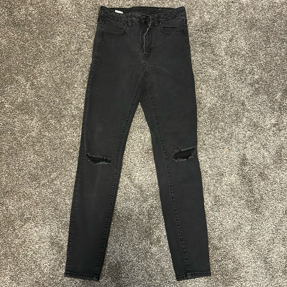 Women’s American Eagle Super Ho-Rise Jeggings - Picture 1 of 5
